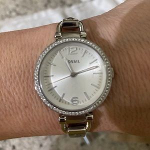 Fossil Silver Tone Ladies Watch